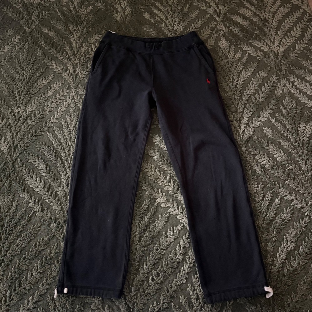 Polo Ralph Lauren Mens Black Fleece Sweatpants Size Medium
